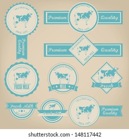 Fresh Milk Label Design