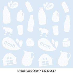 fresh milk retro background