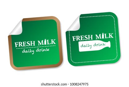 Fresh Milk Stickers