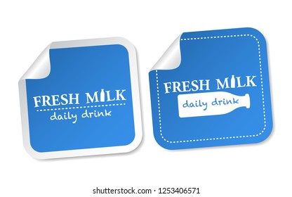 Fresh Milk Stickers