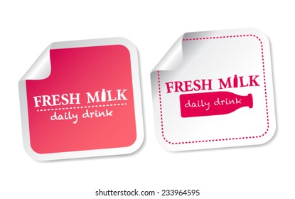 Fresh Milk Stickers