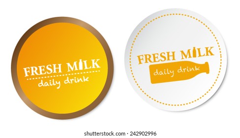 Fresh Milk Stickers