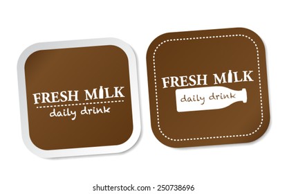 Fresh Milk Stickers