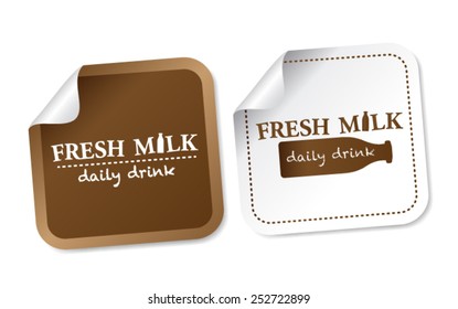 Fresh Milk Stickers