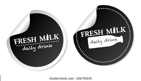 Fresh Milk Stickers