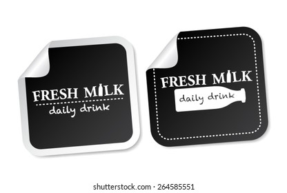 Fresh Milk Stickers