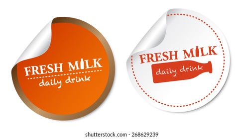 Fresh Milk Stickers