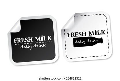 Fresh Milk Stickers