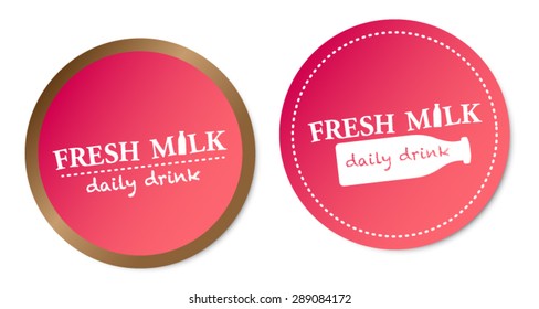 Fresh Milk Stickers