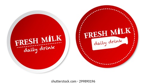 Fresh Milk Stickers