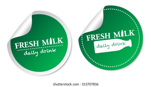 Fresh Milk Stickers