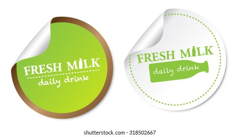 Fresh Milk Stickers