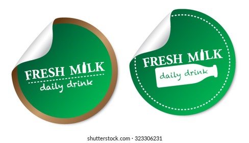 Fresh Milk Stickers