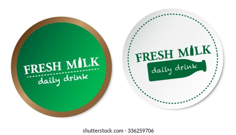 Fresh Milk Stickers
