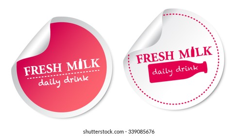 Fresh Milk Stickers