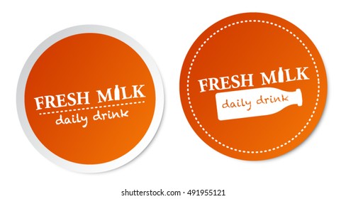Fresh Milk Stickers