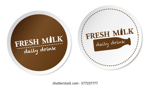 Fresh Milk Stickers