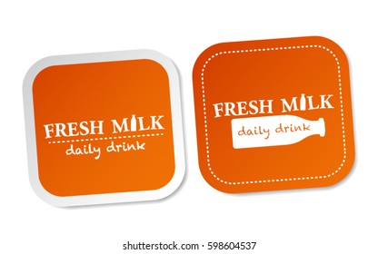 Fresh Milk Stickers
