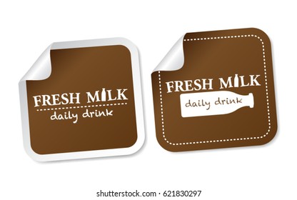 Fresh Milk Stickers
