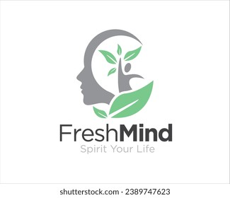 fresh mind logo designs simple modern for mental health logo designs