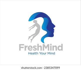 fresh mind logo with jump people and fresh mind