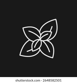 Fresh Mint and Basil Herb Icon for Tea, Mojitos, and Culinary Seasoning