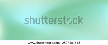 Fresh mint gradient mesh texture background. Soft wave fresh green gradient