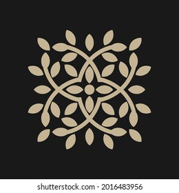 ecología de hoja verde diseño del logotipo del vector abstracto natural