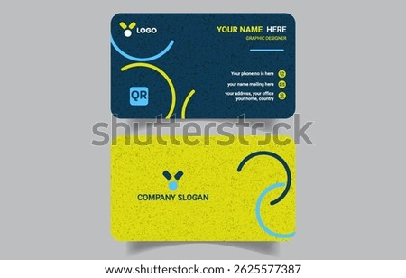 Fresh Modern Visiting Card design Templates