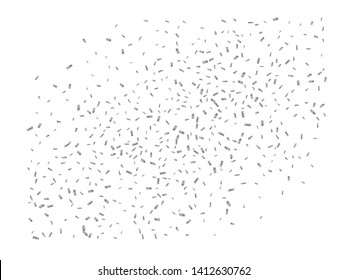 Fresh money shower. Elementary joke illustration.  Background monetary texture, modern. A lot of money confetti background picture.  Clear monetary.