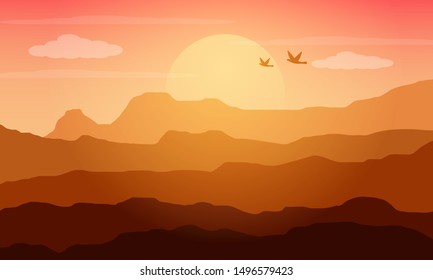 Fresh Morning natural scenery landscape 