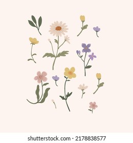 Diseño floret natural y fresco