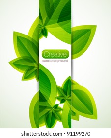 Fresh nature background. Eps 10 vector abstract background