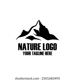 Fresh nature logo design vector. Nature logo minimalist isolated symbol design