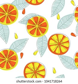Fresh nature seamless pattern background series. Tropical theme background.
