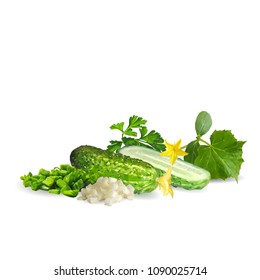 Fresh and nutritious dietary breakfast. Delicious and healthy lunch. Elements for label design. Vector illustration. Vegetables ingredients in triangulation technique. Vegetables low poly.