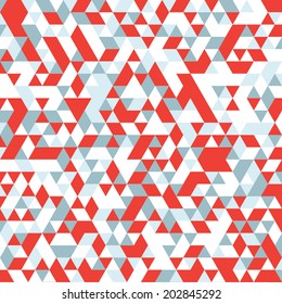 Fresh office seamless triangular pattern vector