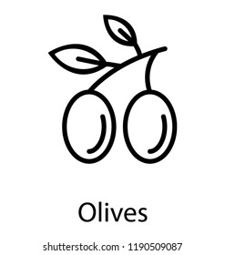 Fresh Olives used in pizza topping