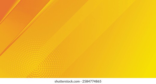 Fresh orange abstract background geometry shine and layer element vector for presentation design. Vector illustration for business, corporate, institution, party, festive, seminar, and talks