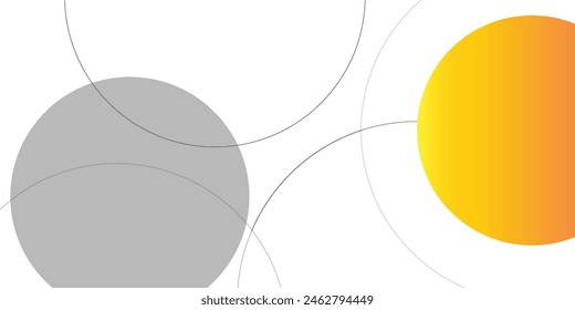 Fresh Orange Circle Gradient Abstract Background Presentation Vector Illustration vector