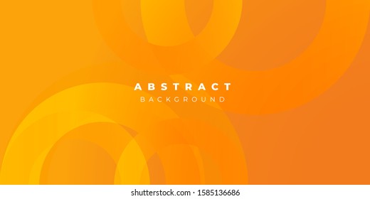 Fresh Orange Circle Line Gradient Background Vector