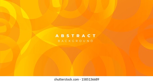 Fresh Orange Circle Line Gradient Background Vector