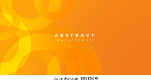 Fresh Orange Circle Line Gradient Background Vector