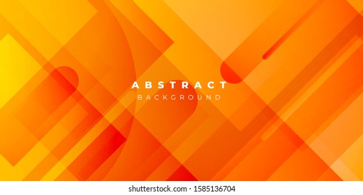 Fresh Orange Circle Line Gradient Background Vector