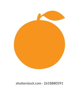 Fresh Orange Fruit Logo Image