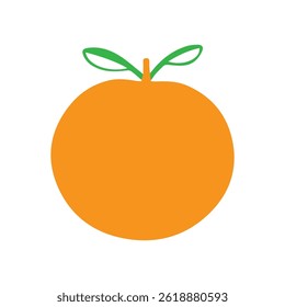 Fresh Orange Fruit Logo Image