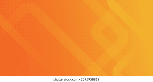 Fresh orange gradient web abstract background geometry shine and layer element vector for presentation, cover, poster, banner, brochure, header, website