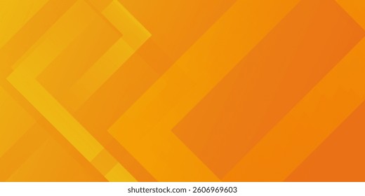Fresh orange gradient web abstract background geometry shine and layer element vector for presentation design. 
