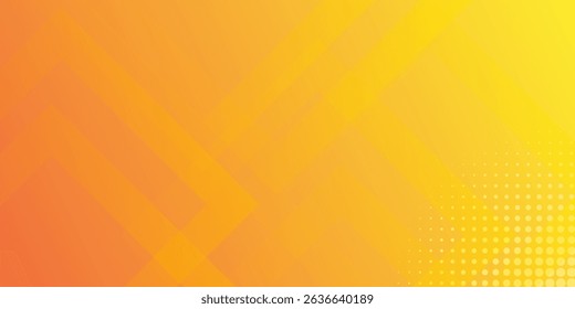 Fresh orange gradient web abstract background geometry shine and layer element vector for presentation design.
