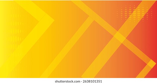 Fresh orange gradient web abstract background geometry shine and layer element vector for presentation design.  